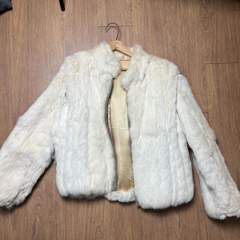Real Vintage Rabbit Fur Jacket